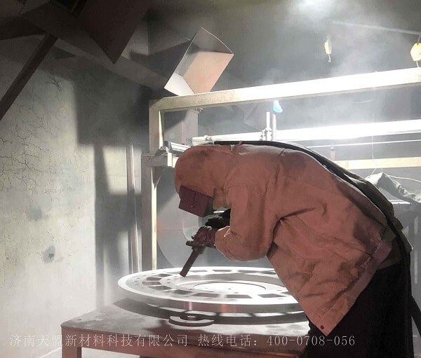 喷砂对活化基体表面的效果分析